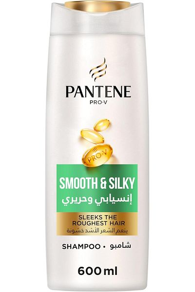 Pantene Pantene Pro-V Shampoo for Smooth and Silky Hair - 600 ml