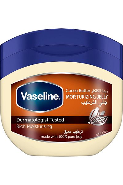 Vaseline Petroleum Jelly with Cocoa Butter, 450ml