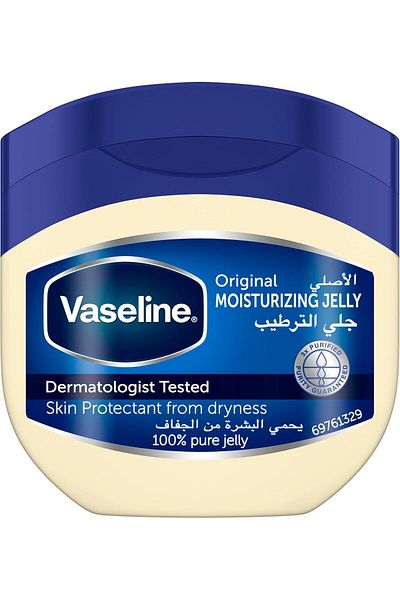 Vaseline VASELINE Moisturizing Petroleum Jelly for dry skin, Original, to heal skin damage, 100ml