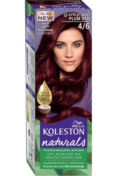 Wella ويلا كولستون صبغه طبيعيه احمر برغندي 4/6