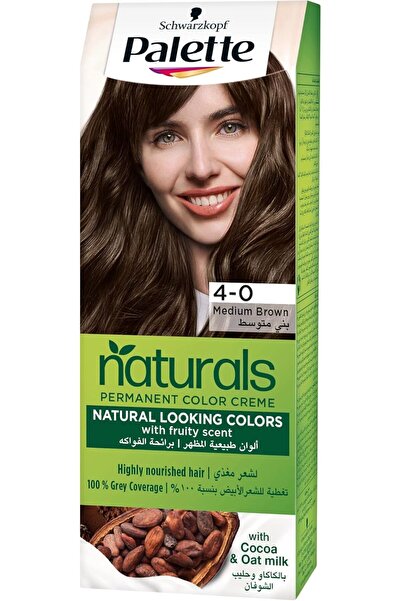 Henkel Palette New Natural Color 4/0 50ml 6214 --- بليت بنى متوسط 4/0