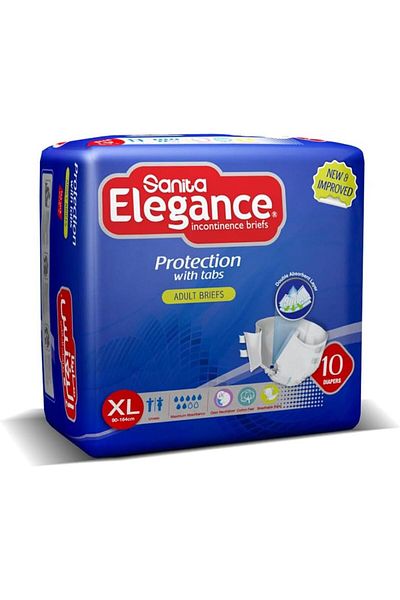 Sanita Elegance Sanita Elegance Adult Diapers Extra Large - 10