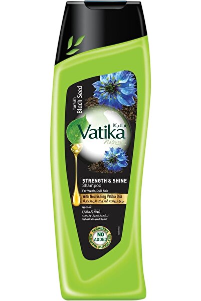 Vatika Naturals قاتيكا شامبو 400 مل قوة ولمعان الحبة السوداء