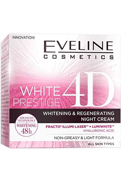 Eveline Cosmetics كريم تبييض البشرة المكثف ايفلين وايت برستيج 4D 50 مل