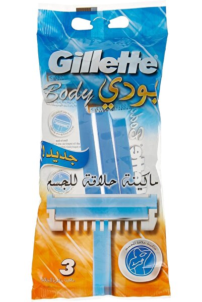 Gillette جيليت بودى مكينة حلاقة للجسم 3 مكينة (7702018939183)