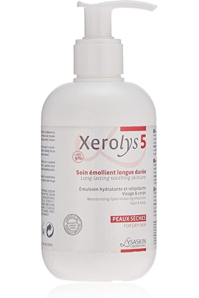 LYSASKIN كريم زيرولي 5 المرطب للبشرة الجافة والوجه والجسم 200 مل