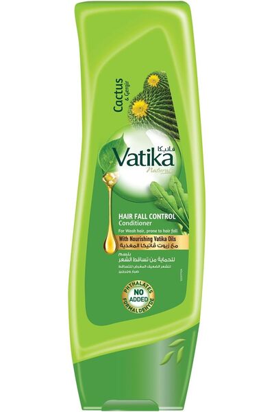Vatika Naturals فاتيكا بلسم للحماية من تساقط الشعر بالصبار والجرجير - 400 مل