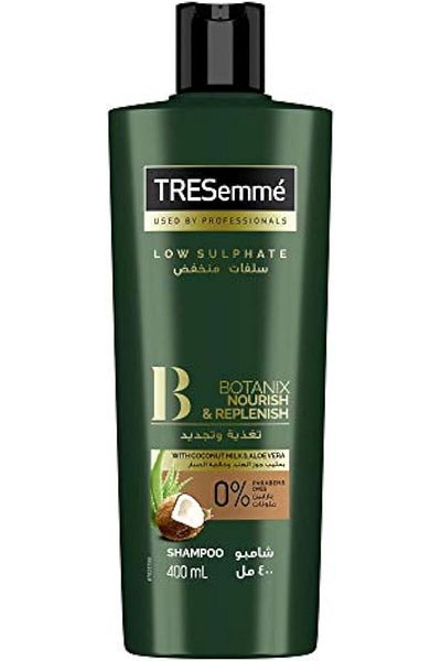 Tresemme TRESemmé Botanix Natural Nourish & Replenish Shampoo With Coconut Milk & Aloe Vera For Dry Hair, 400