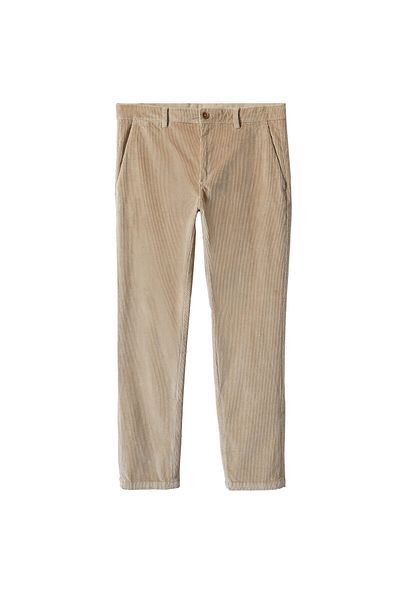 MANGO Men's Beige Trousers 27110033