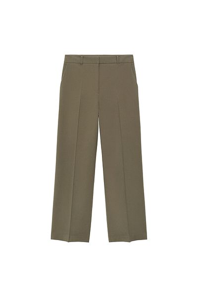 MANGO Women's Khaki Pants 77920374