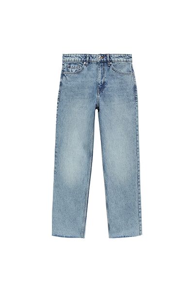 MANGO Woman Blugi de damă de culoare medie denim 77250589