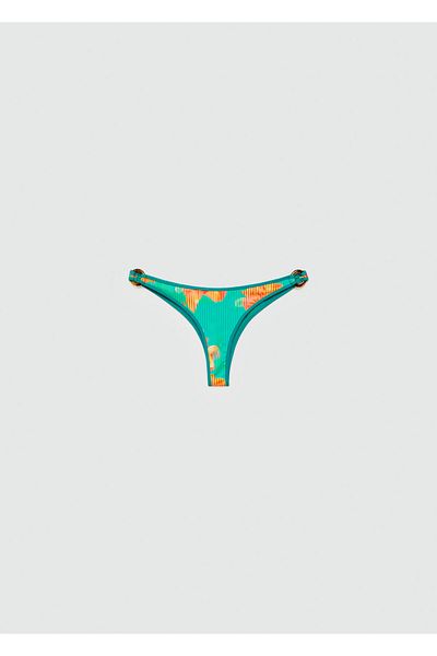 MANGO Green Women's Bikini Bottom 77040627