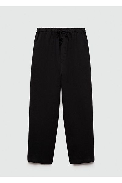 MANGO Women's Black Pants 77150332