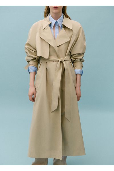 MANGO Trenci de damă BEIGE 67068657