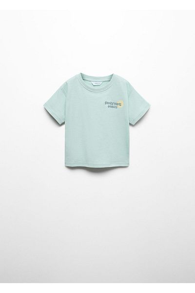 MANGO Woman Baby Boy Water Color T-Shirt 67027716
