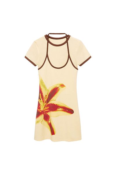 MANGO Woman Γυναικείο φόρεμα VAINILLA 77070626
