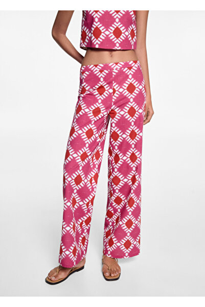 MANGO Woman Kiraz Rengi  Kız Çocuk Pantolon 67089230