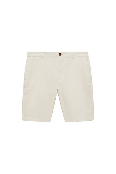 MANGO Ανδρικά Kirik White σορτς & βερμούδες - 77240564