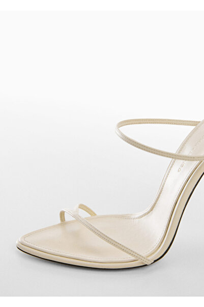 MANGO Women's Nude Sandals 67038655