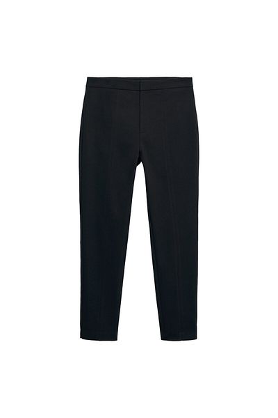 MANGO Woman Women's Black Pants 77180566