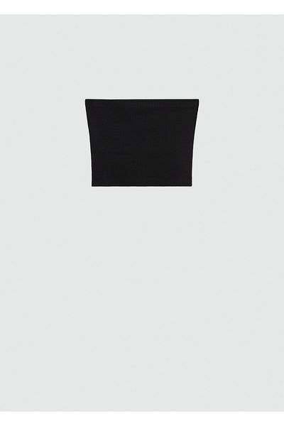 MANGO Black Women's Bustier 77150623