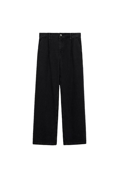 MANGO Woman Black Denim Women's Jeans 77160591