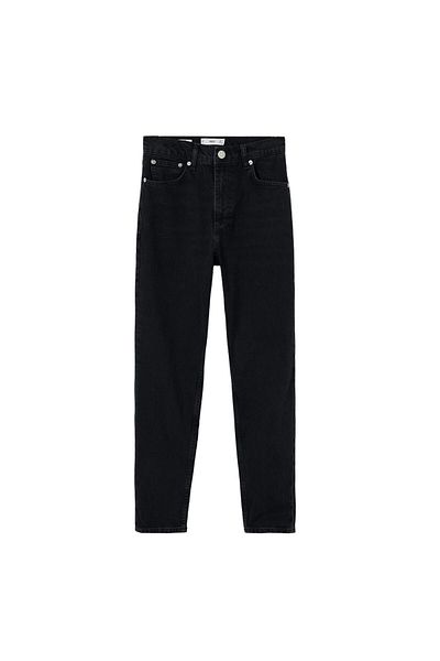 MANGO Woman Black Denim Women's Jeans 27121110