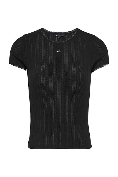 Tommy Hilfiger TJW SLIM POINTELLE RIB TEE