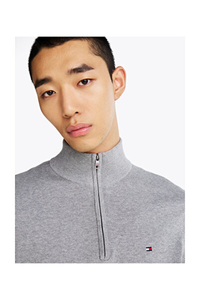 Tommy Hilfiger Základní bavlněná maketa na zip