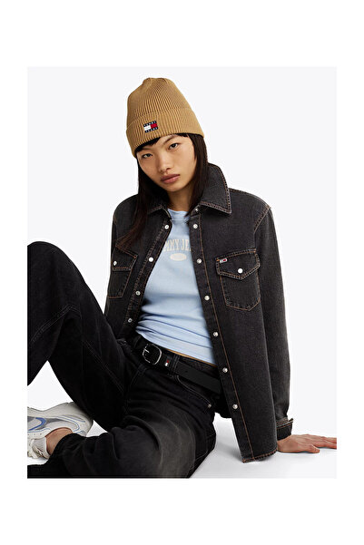 Tommy Hilfiger Cămașă Western Neagră - Wash Dirty Design