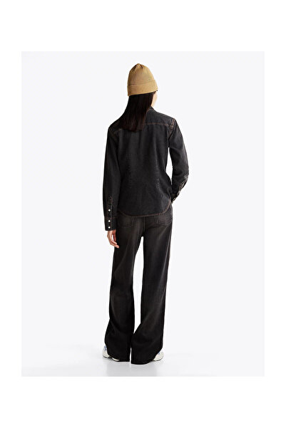 Tommy Hilfiger Cămașă Western Neagră - Wash Dirty Design