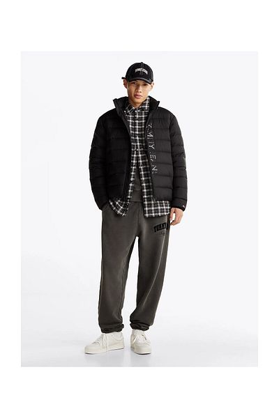 Tommy Hilfiger Pánská bunda Puffer - černá