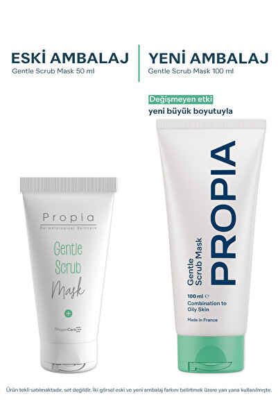 Propia Akne Siyah Nokta Karşıtı Gözenek Arındırıcı Beyaz Kil Yüz Maskesi 100ml Karma Yağlı Cilt