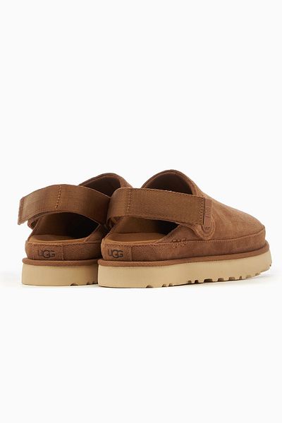 UGG Dámské/dívčí pantofle 1138252   UGG W GOLDENSTAR CLOG KAŠTAN (TABA)
