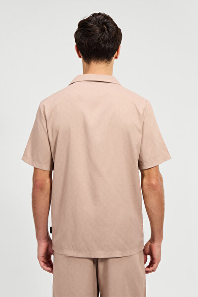 Ellesse Men's Shirt - Light Brown