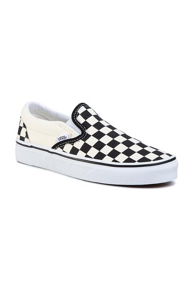Vans 000eyebww1-r Klasické nazouvací unisex sportovní boty bílé