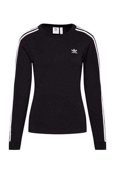 adidas Adidas Damen 3 pruhované tenisky s dlhým rukávom