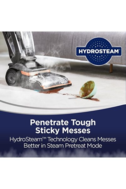 Bissell | Vacuum Cleaner, Revolution HydroSteam, Carpet Cleaner - 3672E