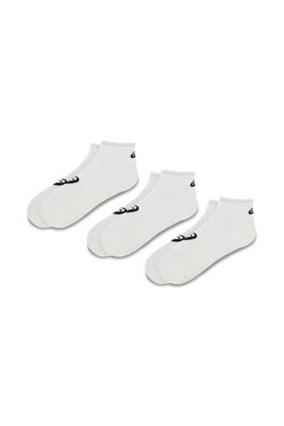 Asics 3Ppk Quarter Unisex White Socks 155205 -0001