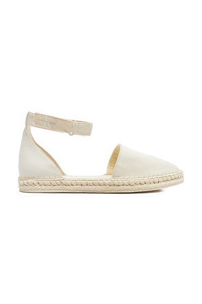 Calvin Klein Jeans Espadrilky bílé dospělé