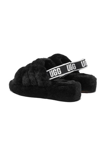 UGG Schwarze Hausschuhe für Damen/Mädchen 1095119   W Fluff Yeah Slide