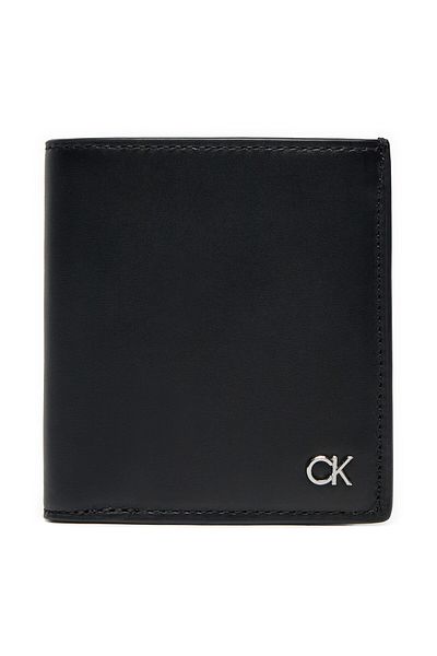 Calvin Klein Metal Ck Trifold 6Cc W/Coin