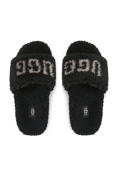 UGG Curly Graphic 1132891 -Pantofi pentru bărbați BLK Cozetta