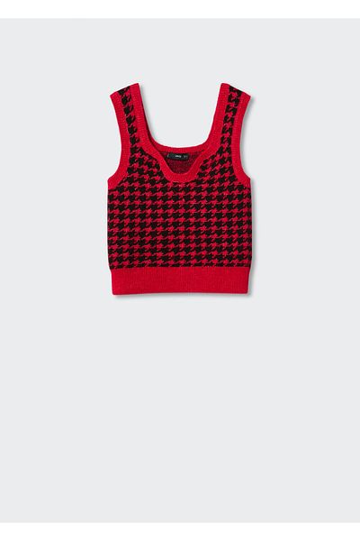 MANGO Woman Rotes Bustier für Damen 37096312