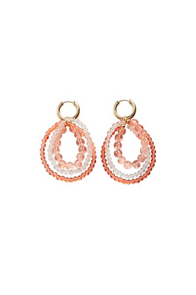 MANGO Woman Women Orange Earrings 37002515