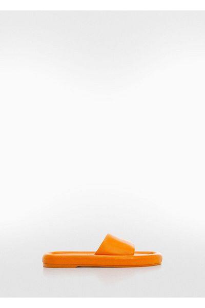 MANGO Woman Women's Yellow Sandals 57000345