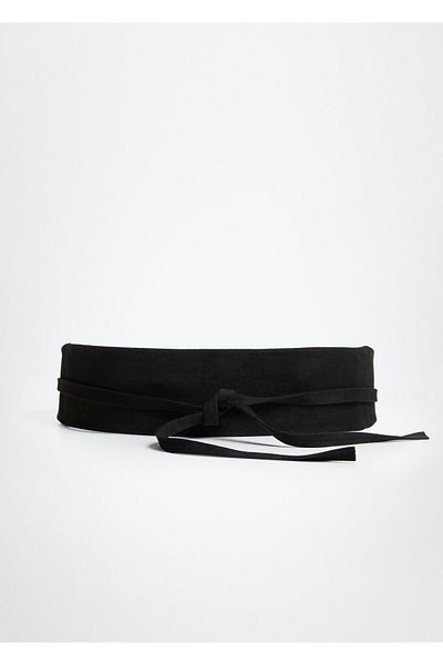 MANGO Women's Black Belt37010143