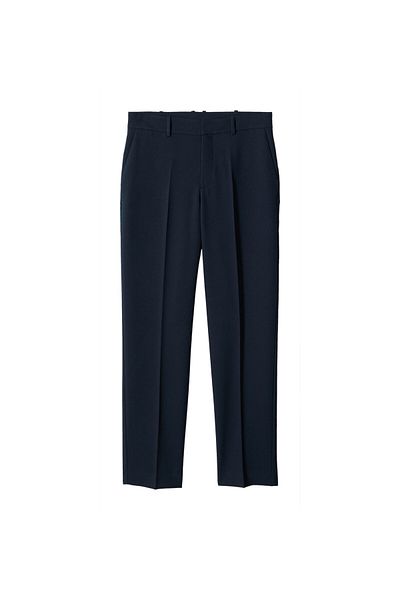 MANGO Pantaloni de damă albastru strălucitor -57450033