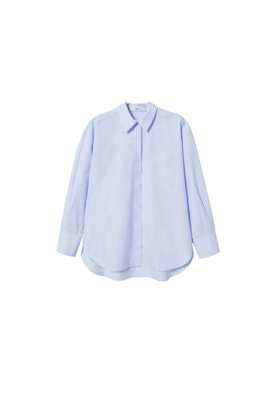 MANGO Kadın Mavi Gömlek 37934040