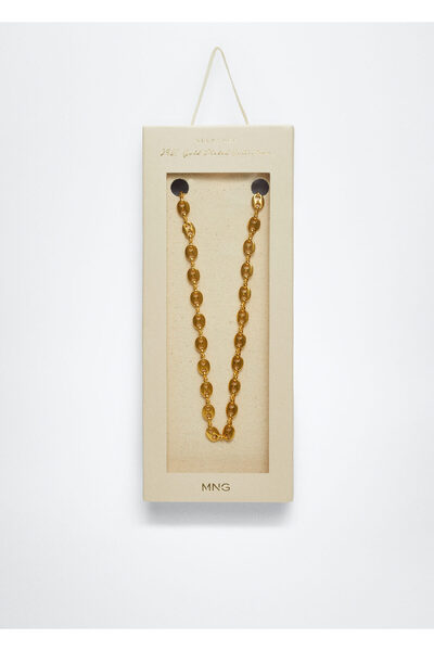 MANGO Woman Dámský zlatý náhrdelník 37050173